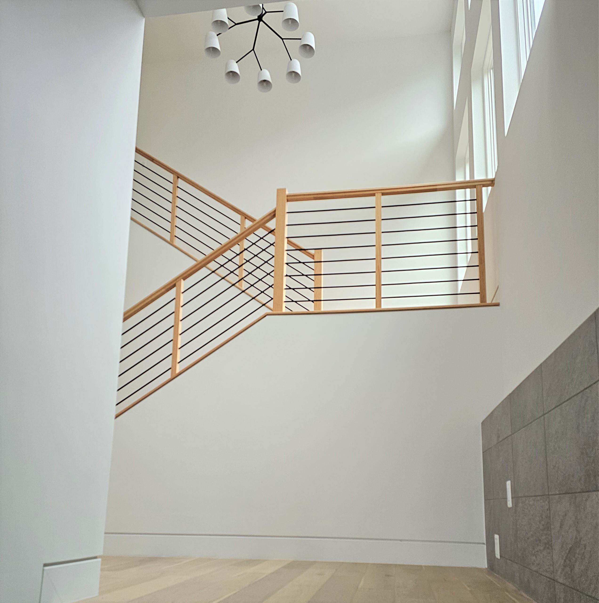108_Red Oak Stairs in Light Filled Space, Fairfax, VA 22031