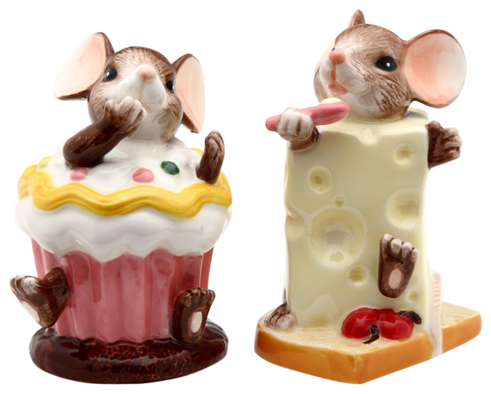 Mice with Cheese Salt & Pepper Shaker