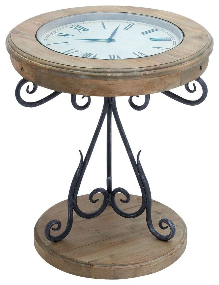 Table Clock with Innovative Pattern and Elegant Curves