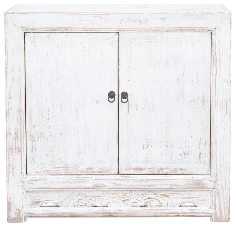 Whitewash Farmhouse Buffet Asian Buffets And Sideboards