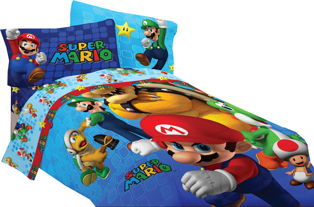 Super Mario Bedding Set Fresh Look Comforter Sheets