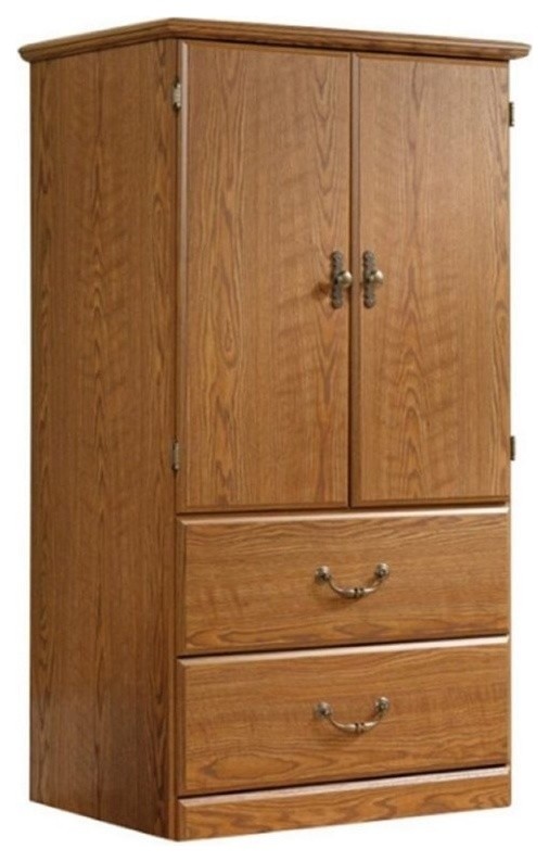 Pemberly Row Armoire, Carolina Oak Armoires And Wardrobes by Homesquare