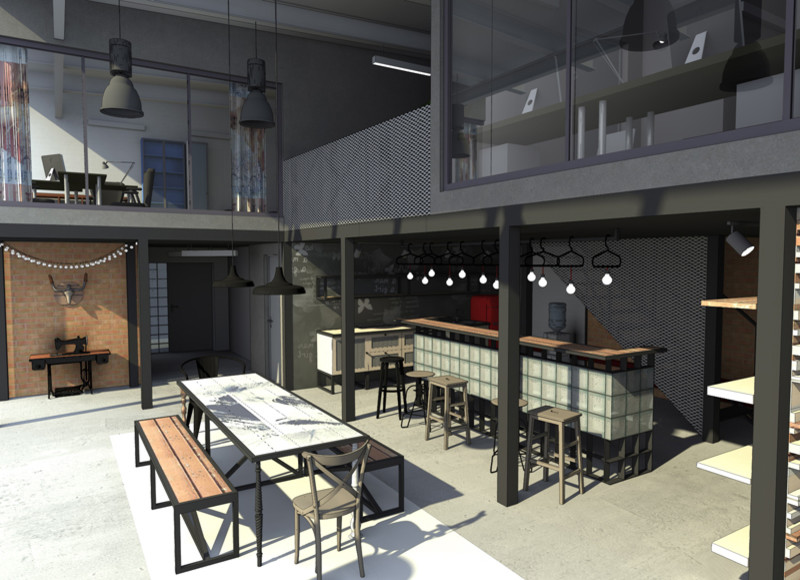 Интерьер офисного пространства компании MDA Fashion Group