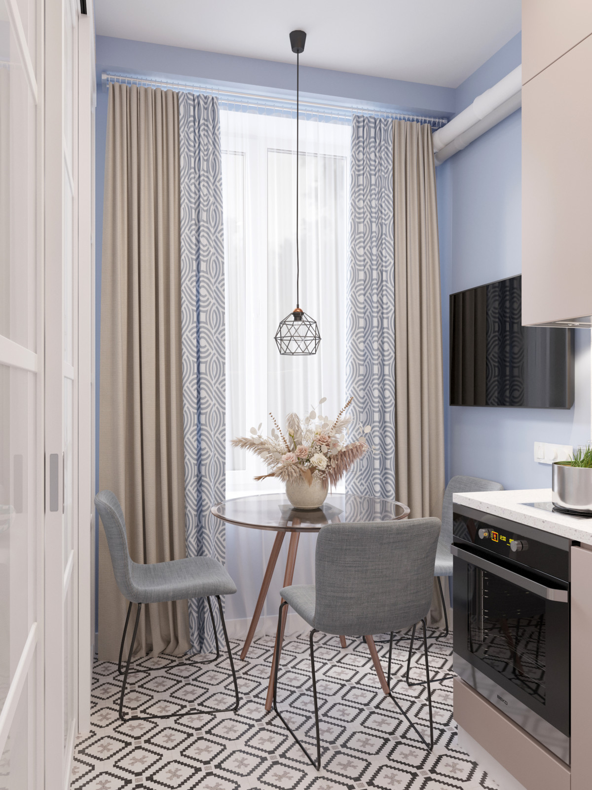 Дизайн квартры-студии в Сочи