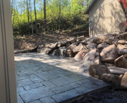 Rock Work for Custom Home