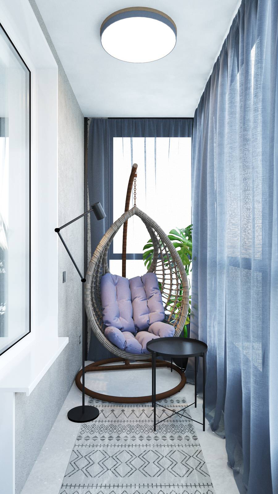 Визуализация интерьера. Квартира в жилом комплексе "Легенда Героев”