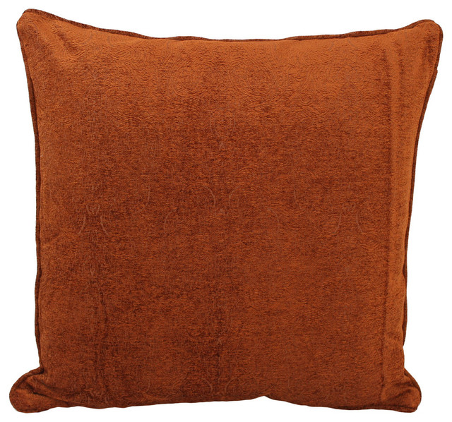 20-inch by 8-inch Jacquard Chenille Bolster Pillow - Decorative Pillows - by Blazing Needles
