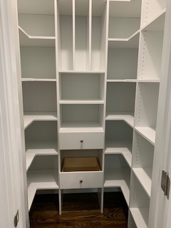 Spacious Walk-in Pantry with Tray-Dividers