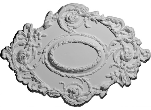 30 3 8 Wx20 3 4 Hx1 P Kinsley Flowing Leaf Ceiling Medallion