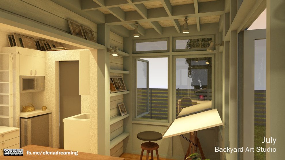 Backyard Art Studio July