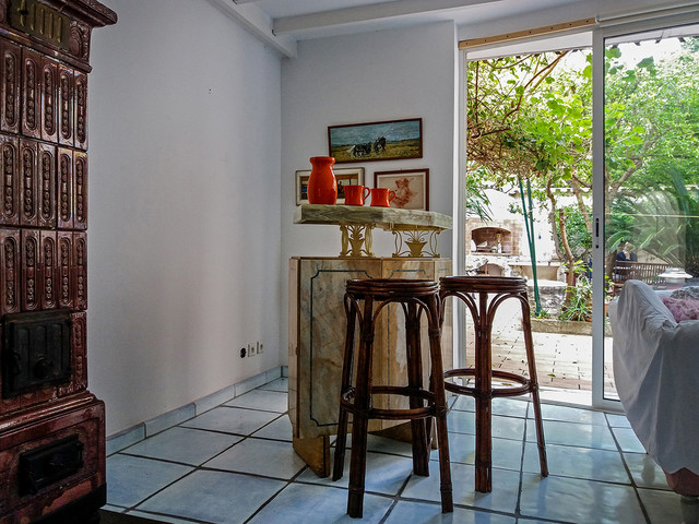 Patio interno, citt&agrave; di mare mediterranean-courtyard
