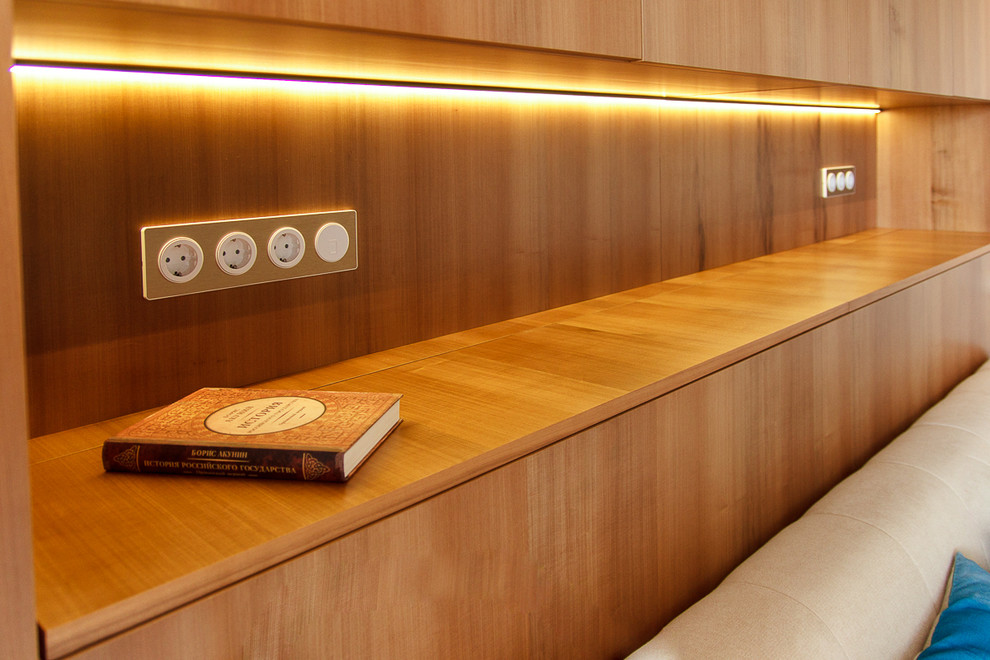 Спальня. Реализация. Квартира для молодых и успешных.