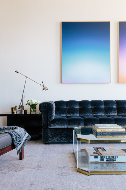 Downtown Glamour contemporain-salon