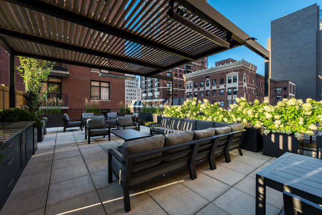 Chicago Multi Unit Rooftop Deck contemporary-terrace