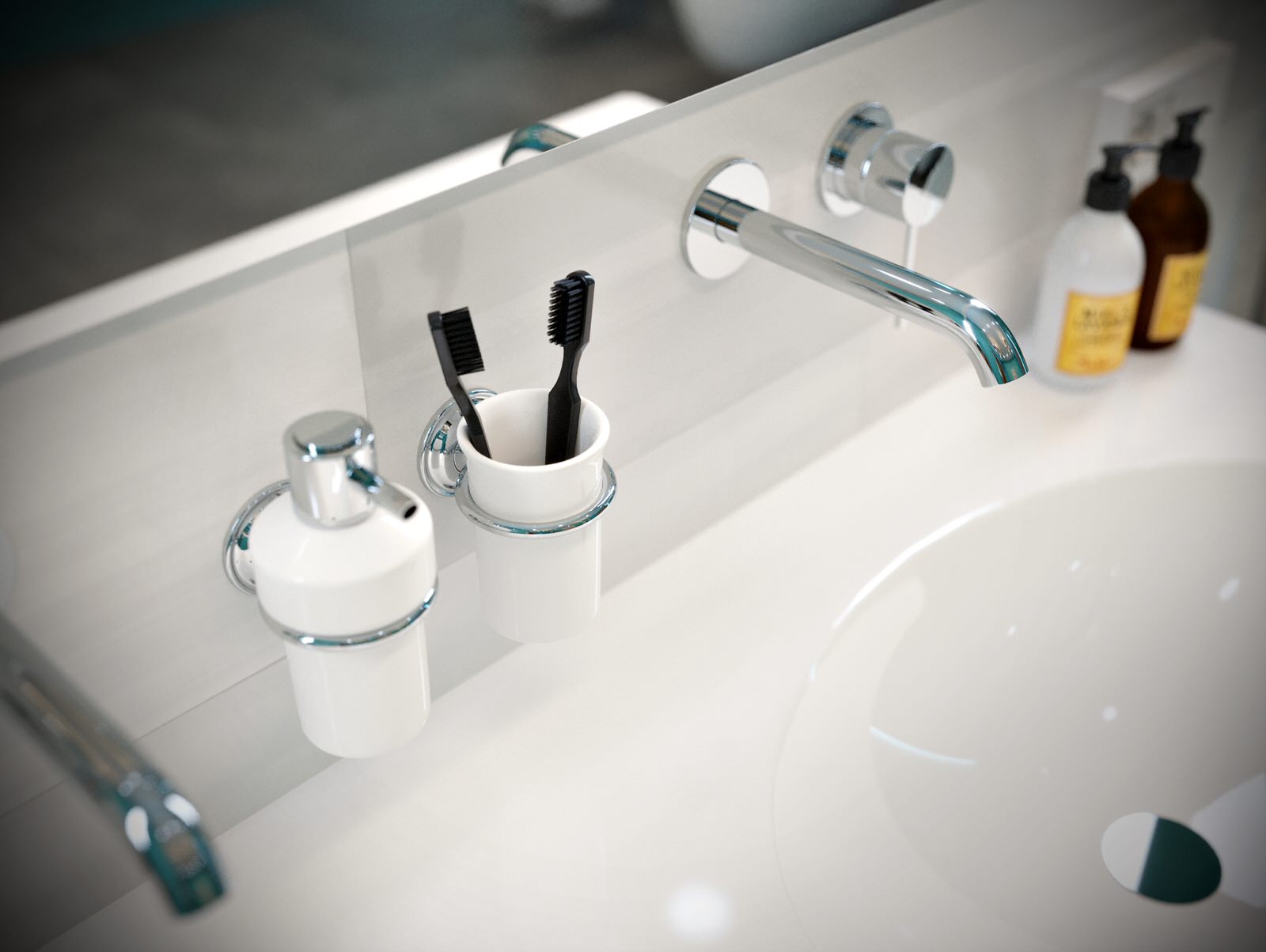 Визуализация ванной комнаты "Лазурь"