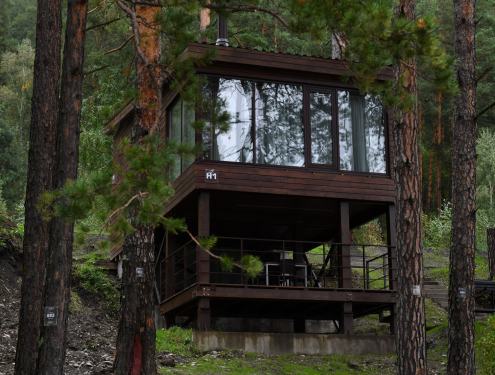 отдельно стоящие дома в эко-отеле Алтика