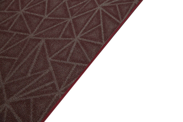 Furnish My Place Burgundy Solid Color Rug Made In Usa, 3' x 38' Oval ...