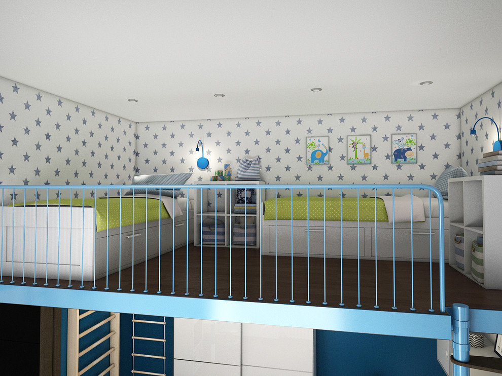 Комната для двух братьев. Спальные места