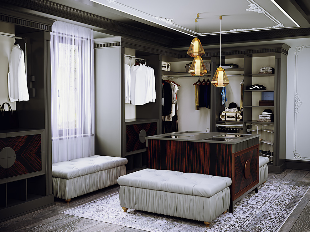 Гардеробная в стиле ар деко