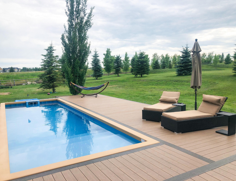 Example of a transitional pool design in Calgary