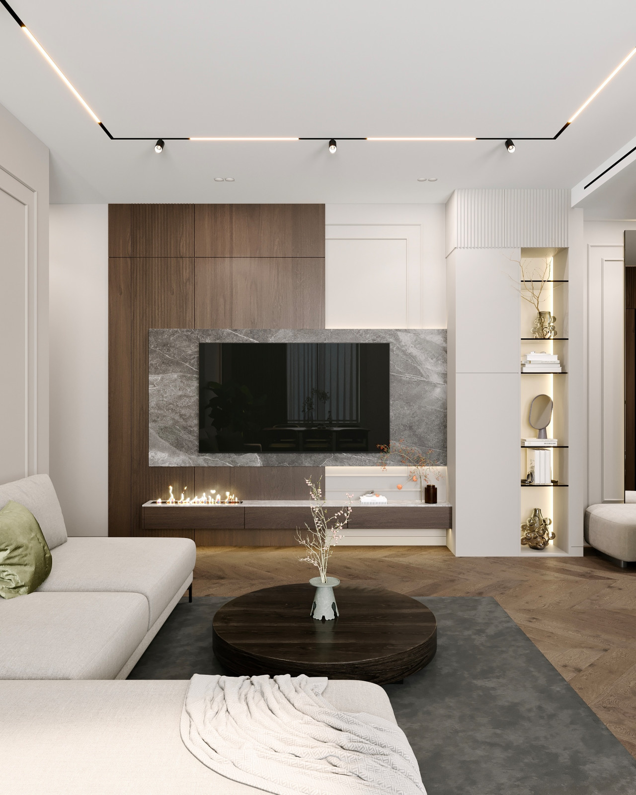 ЖК Михайловский Гостиная