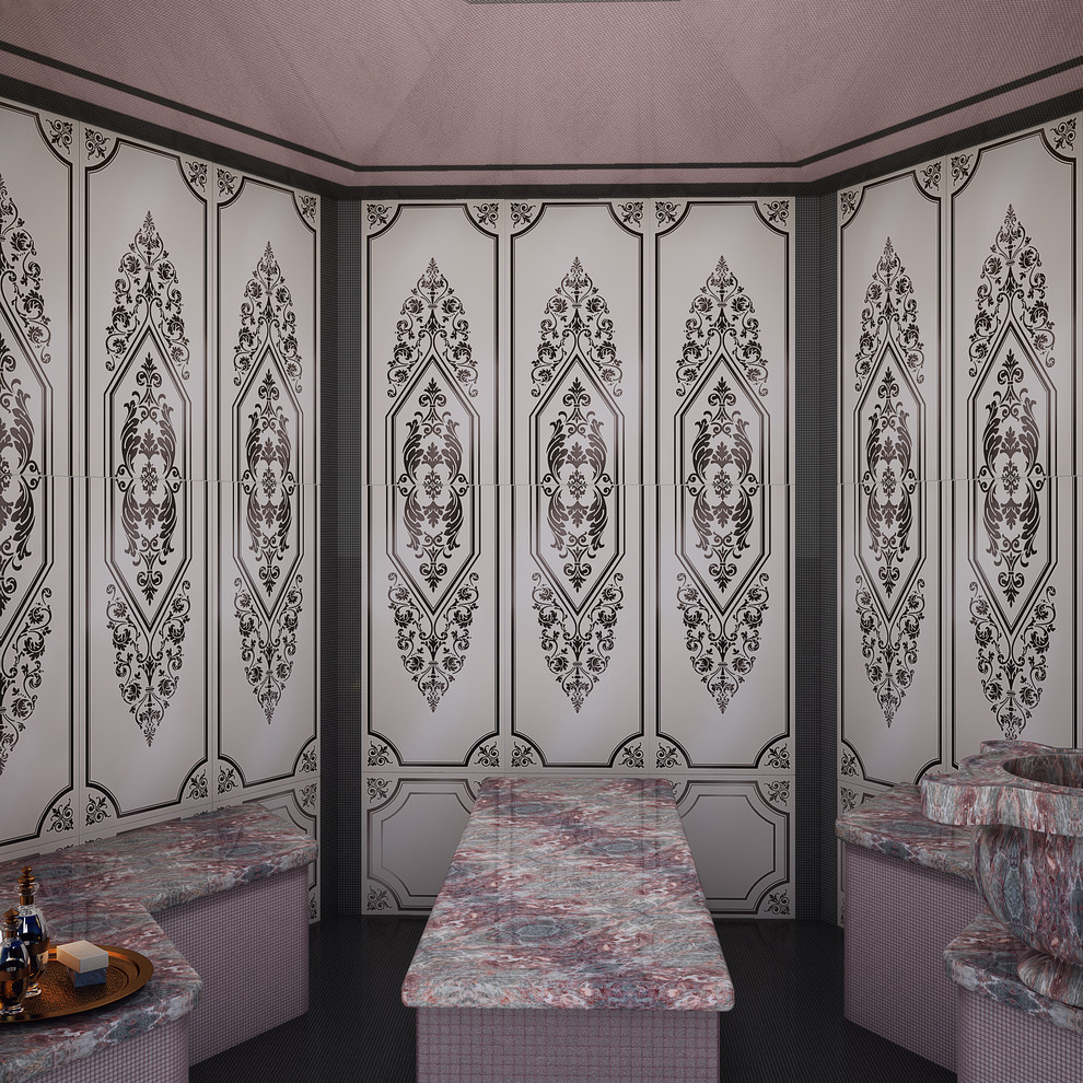 Бассейн и зона СПА в частном доме