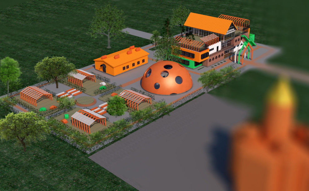 Детский Сад, Бассейн и Пищеблок