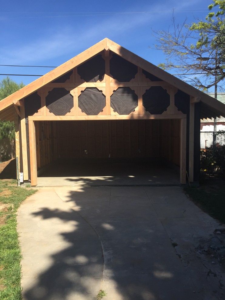 New 2 car garage historical house