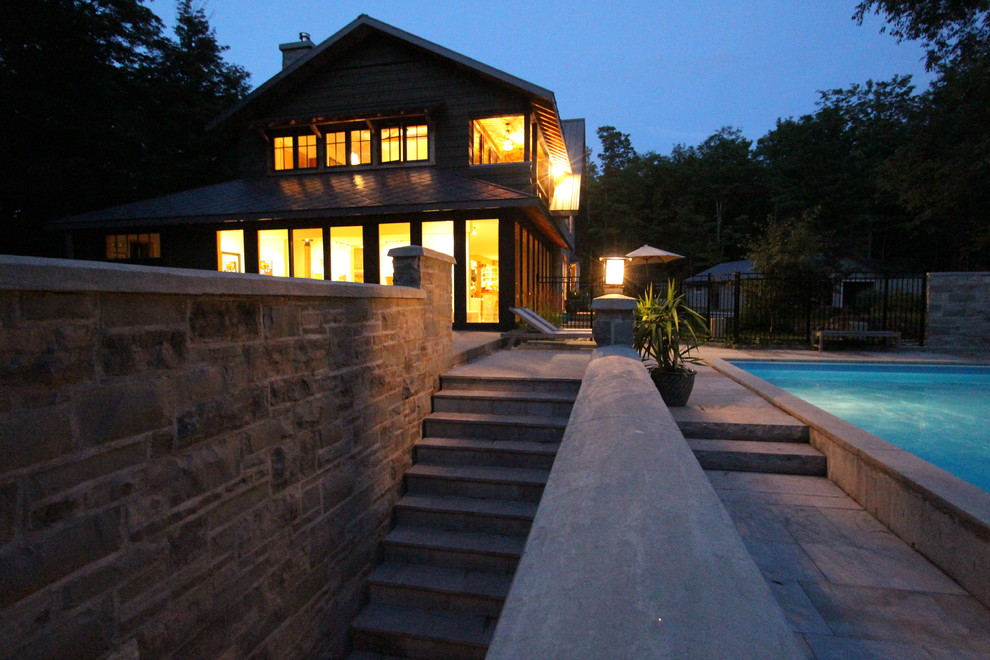 Example of a transitional pool design in Toronto