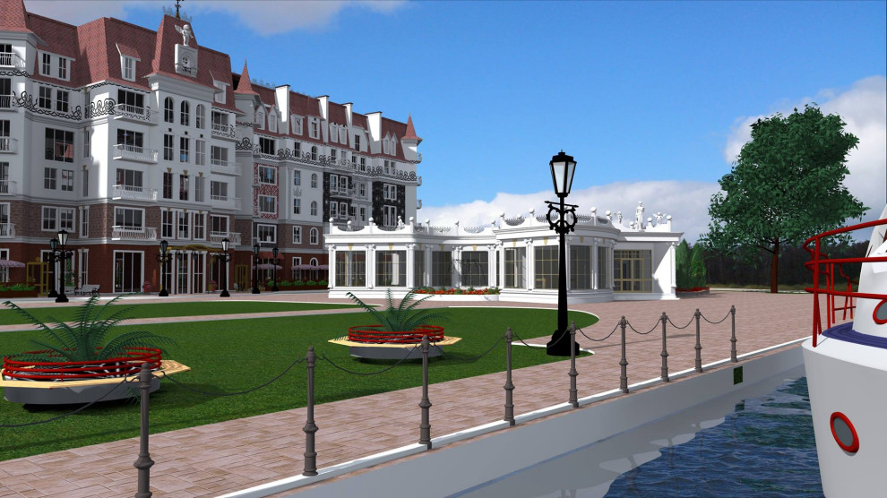 Концепция развития бухты реки Тростянка в Зеленоградске - 2 очередь