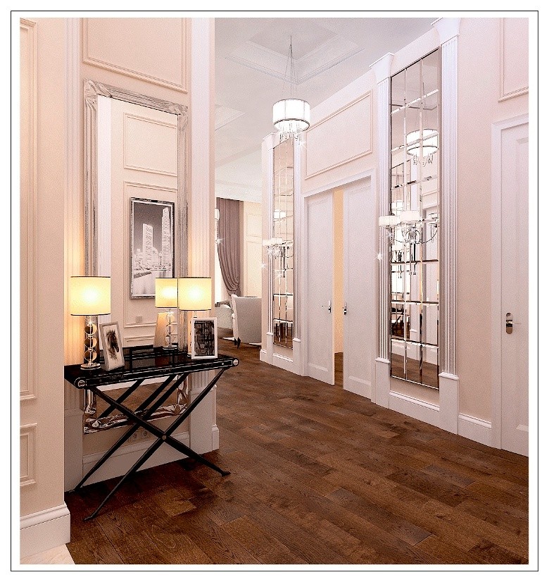 Холл в квартире свободной планировки