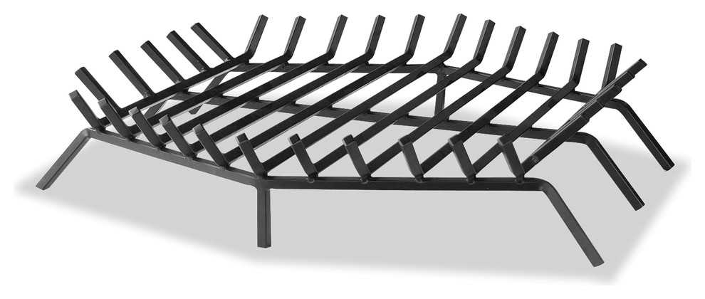 24x24 Bar Grate Hex Shape Traditional Fireplace Grates And