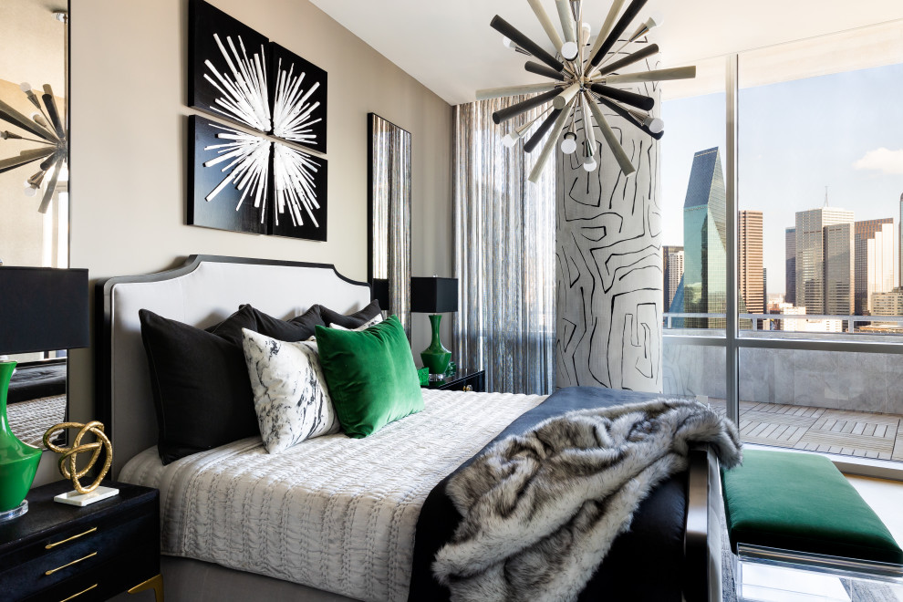 Living the High Life - Contemporary - Bedroom - Dallas - by Karyn ...