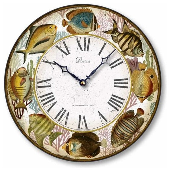AntiqueStyle Fish Clock Rustic Wall Clocks by Fairy Freckles
