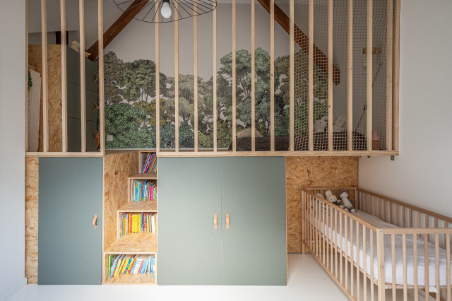 loft Wabi-sabi Pantin landhausstil-babyzimmer