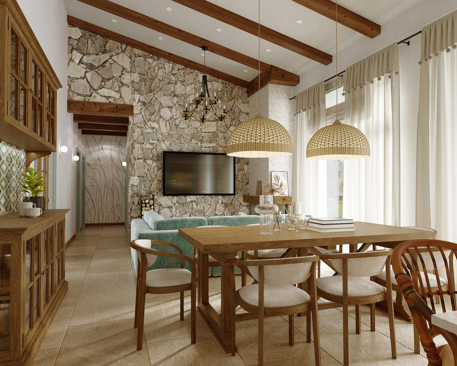 Интерьер загородного дома