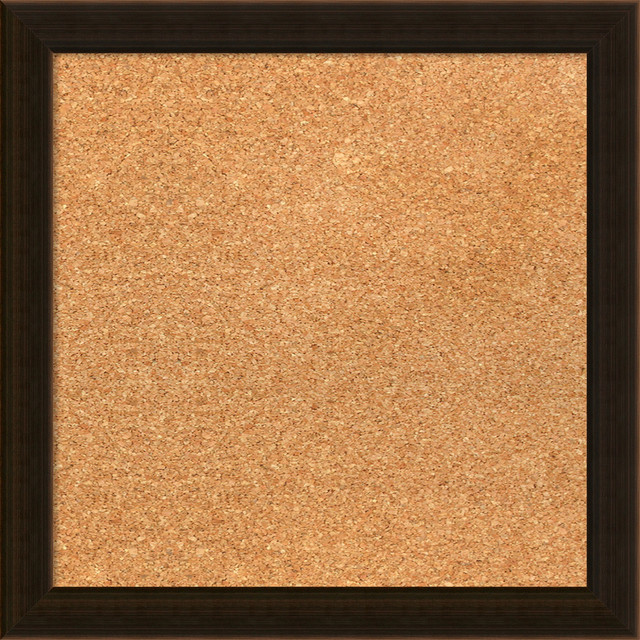 Framed Cork Board Small Large Portico Espresso Wood Contemporary Framed Cork Board Small Large Portico Espresso Wood