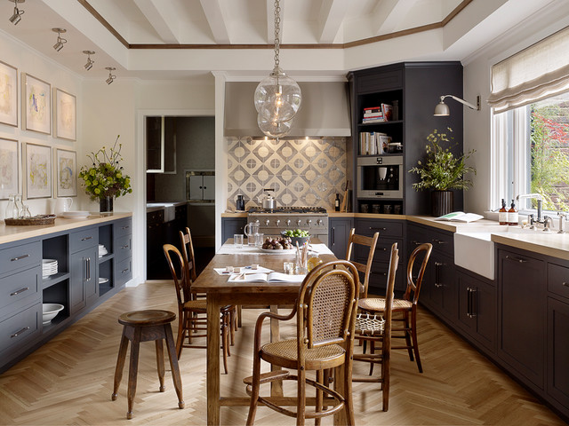 Transitional Kitchen nyklassisk-koek