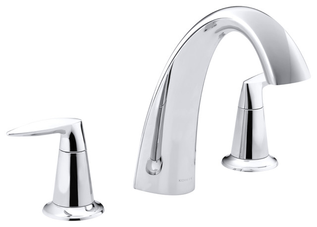 Kohler K T45115 4 Alteo Double Handle Deck Mounted Roman Tub