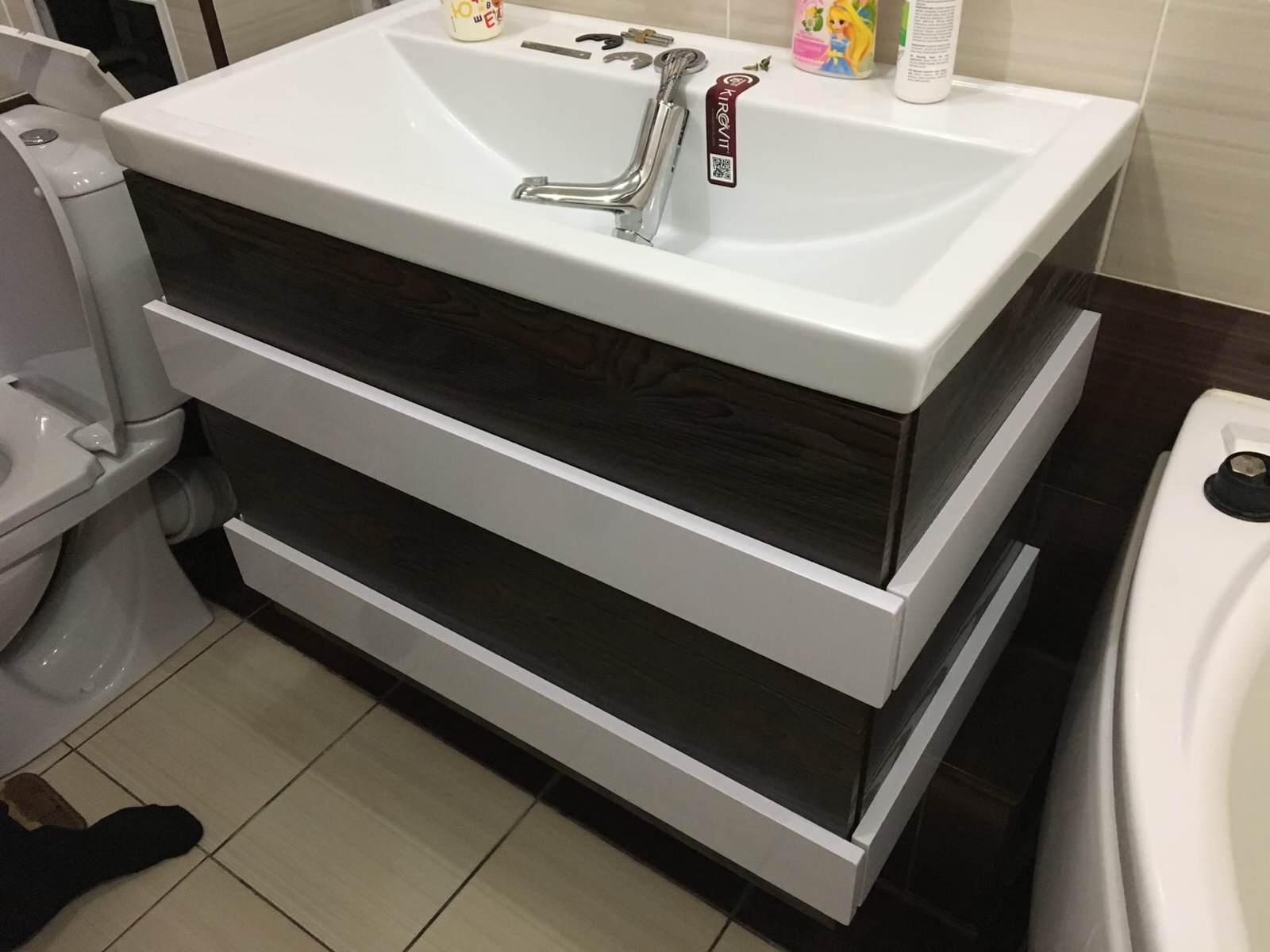 белый глянец, венге