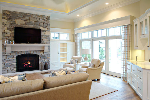 Lake Michigan Home - Traditional - Living Room - Grand Rapids - by ...
