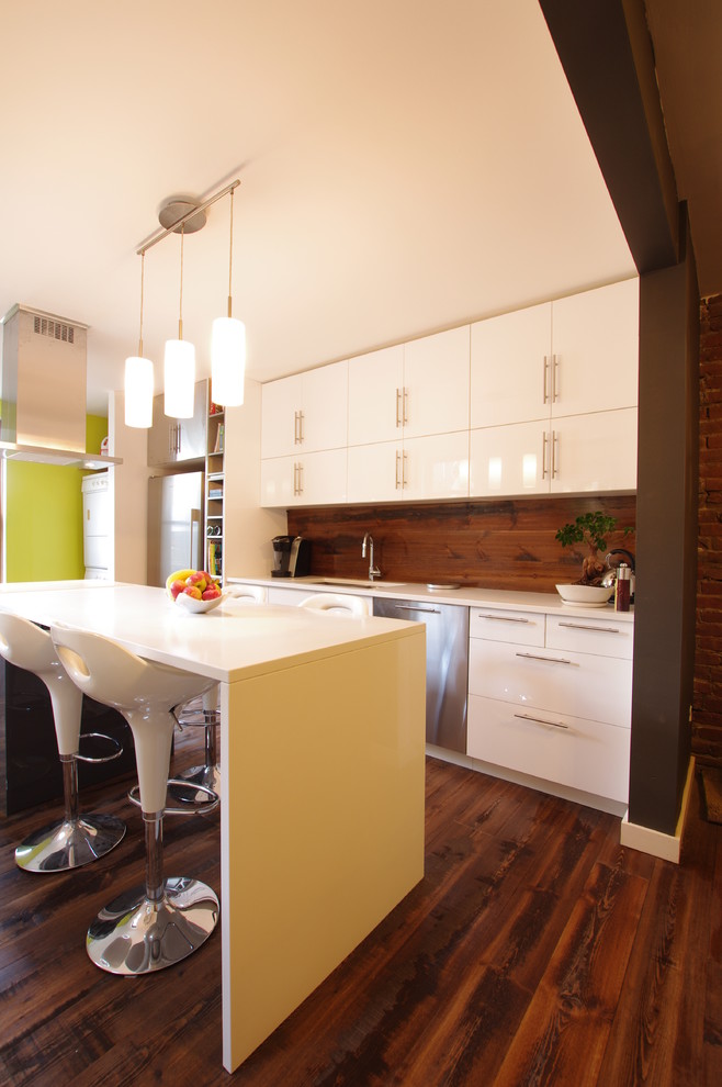 Residence Mont-Royal - Contemporary - Kitchen - Montreal - by Renovation Urbain Design