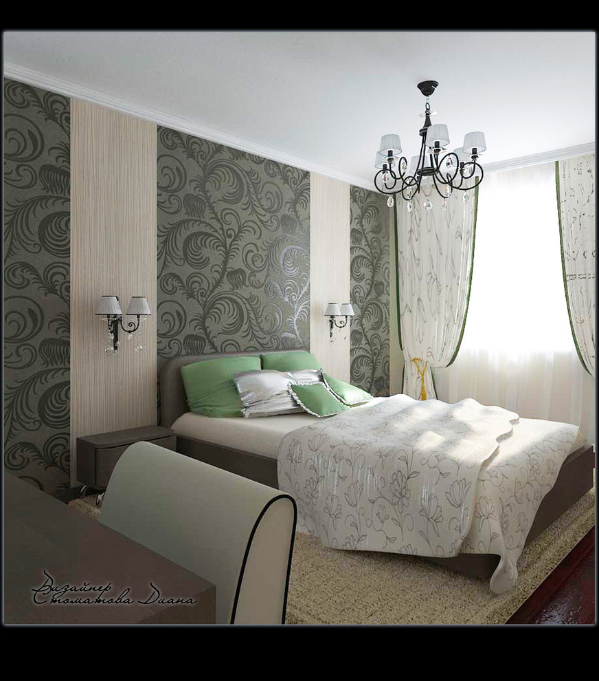 Квартира "классика в зеленом"