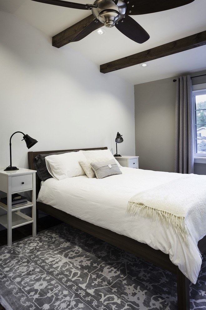 Inspiration for a transitional bedroom remodel in Denver