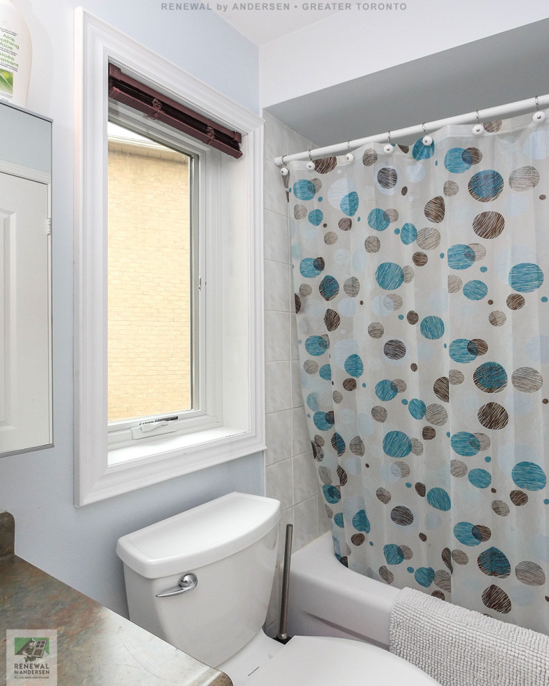 Delightful Bathroom with New Casement Window Renewal by Andersen Greater Toron Bathroom