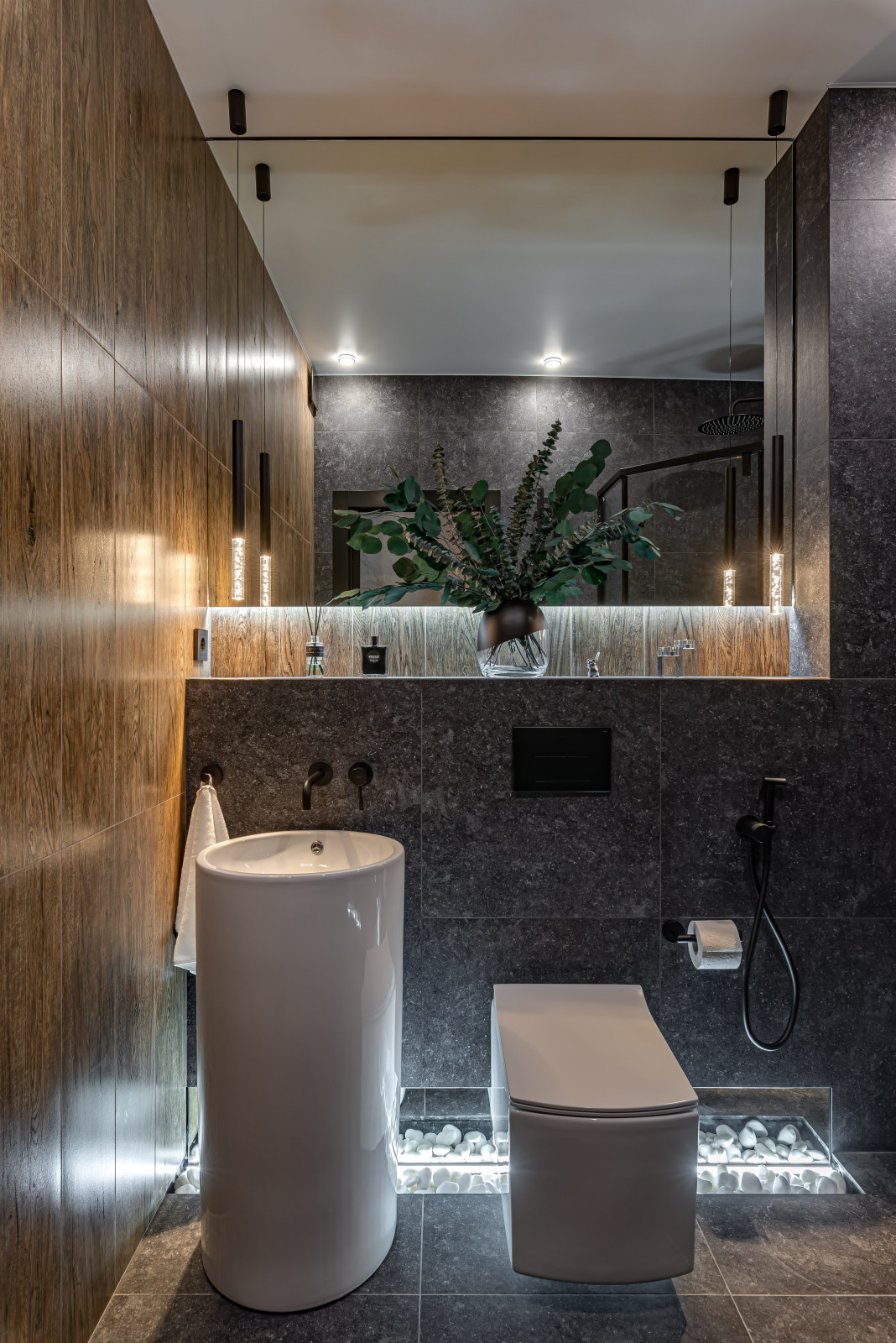 ЖК САМПО. 1-комнатная квартира в брутальном стиле, "от бетона" до заселения