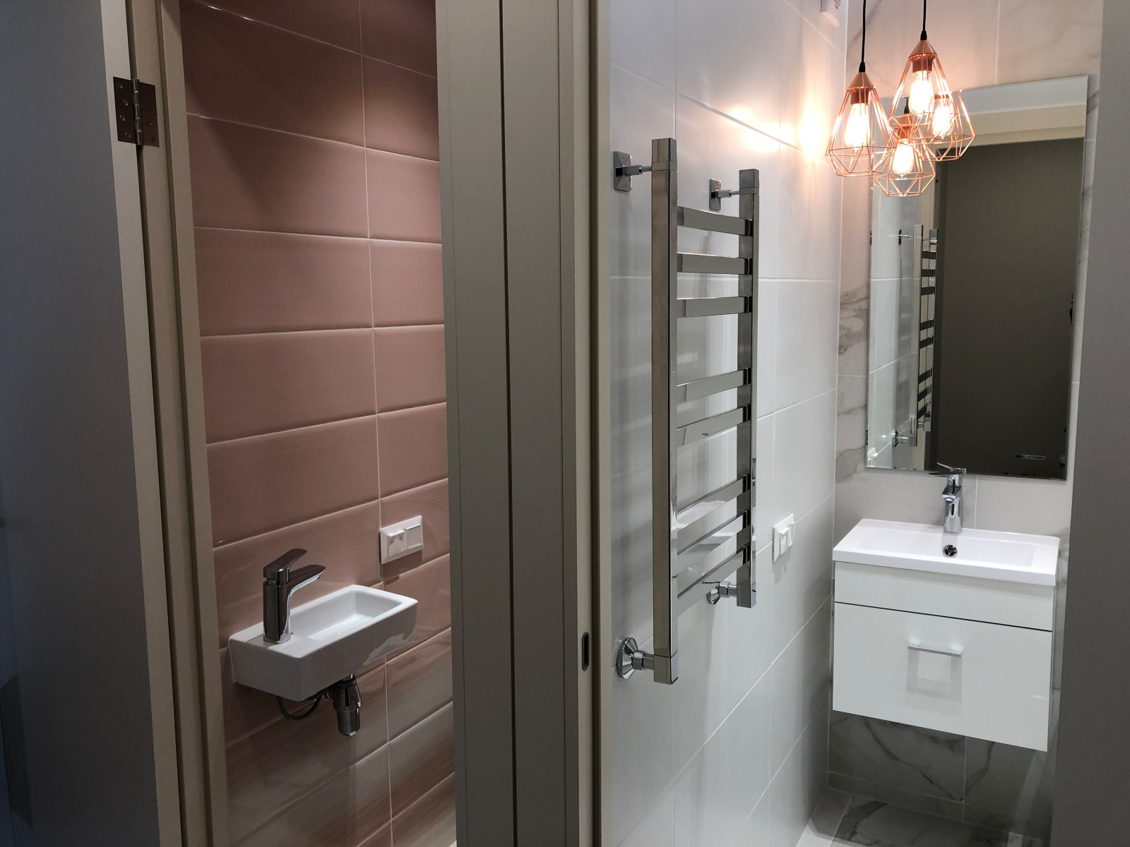 Фото реализации стиля "Пудровый минимализм"