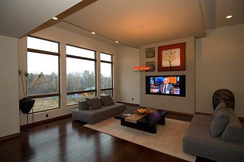 Inspiration for a contemporary family room in Minneapolis.