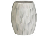 Bello Faceted Drum Table - Contemporary - Side Tables And End Tables - by  Lexington Home Brands