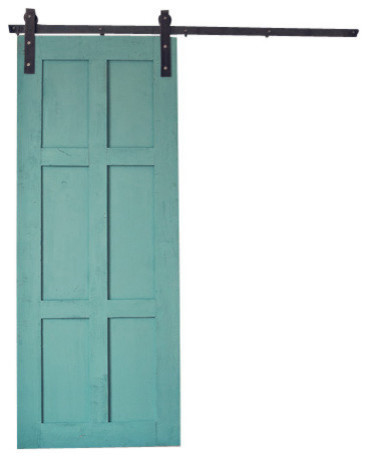 Classic 6-Panel Sliding Barn Door, 7'6"x3'6"